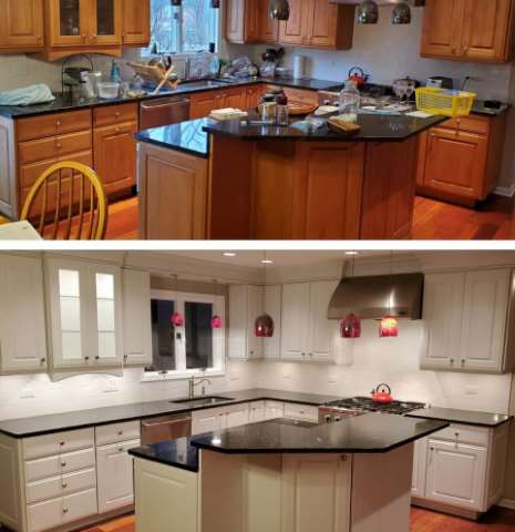 Kitchen Cabinets — after