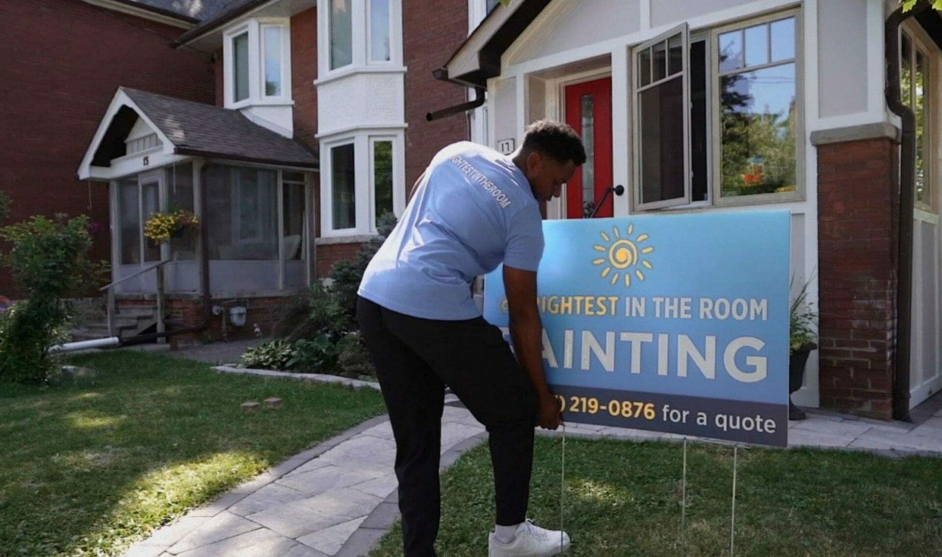 BITR painting crew on location in Toronto